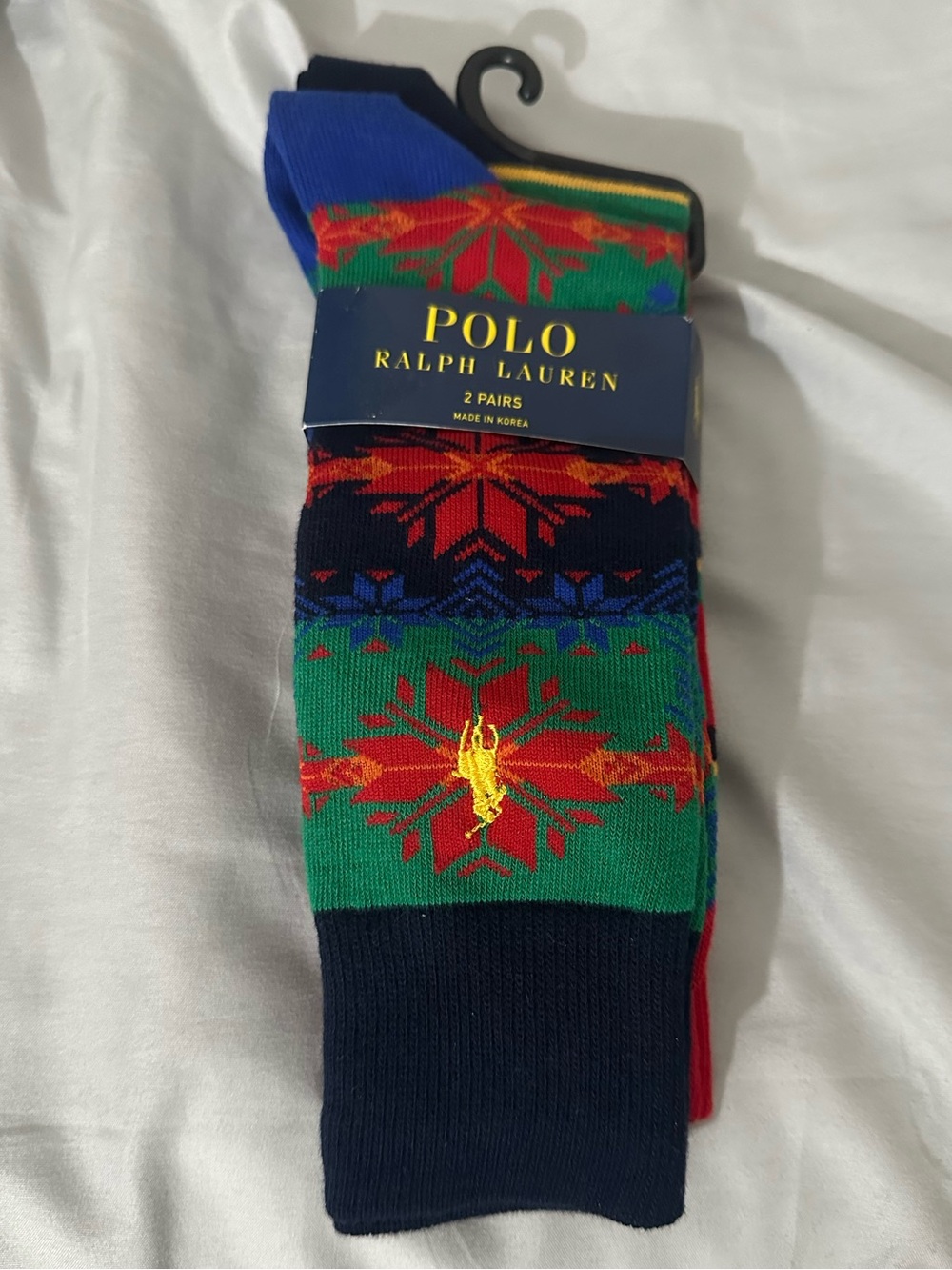 Polo by Ralph Lauren 2 Pack Holiday Crew Socks